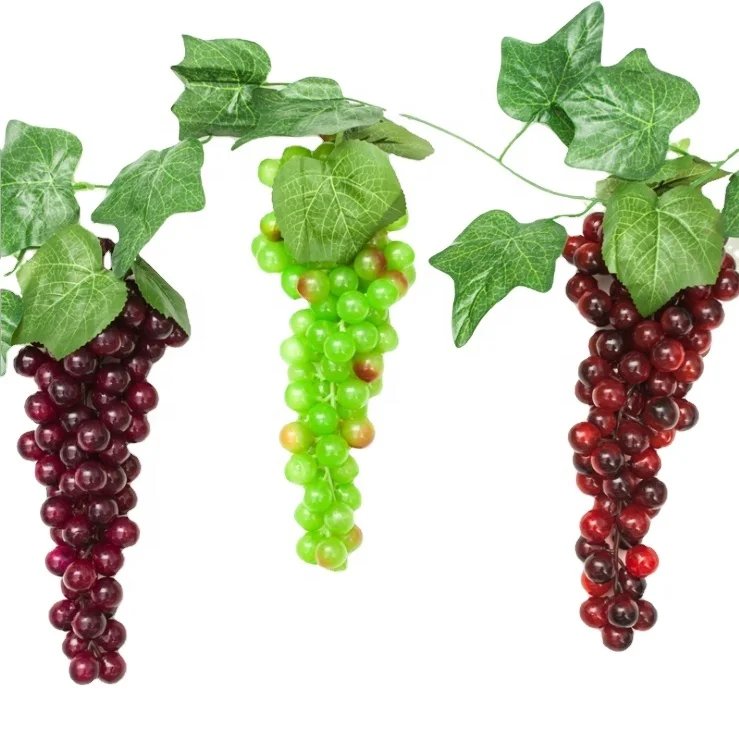 Hot Sale Top Quality Artificial Fruits for Decoration  Grapes