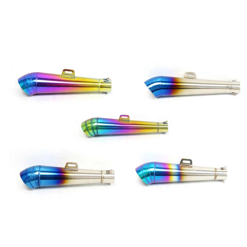 Universal Motorcycle silencer stainless steel GP shorty exhaust muffler 51mm sc racing pipe for r6 ninja 400 300 duke125 gsxs750