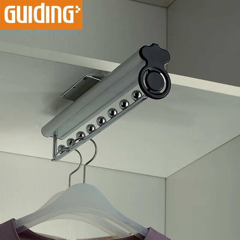 Wardrobe aluminum coat hanging display rack for clothes