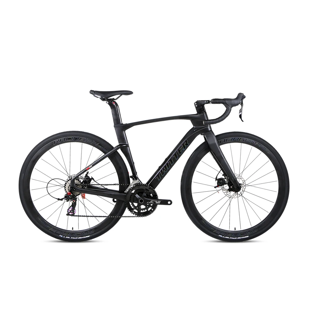 TWITTER Gravel V3  RS12 Speed 700C OEM custom Integrated Handlebar Disc Brake Carbon Gravel Bike Bicycle for sale