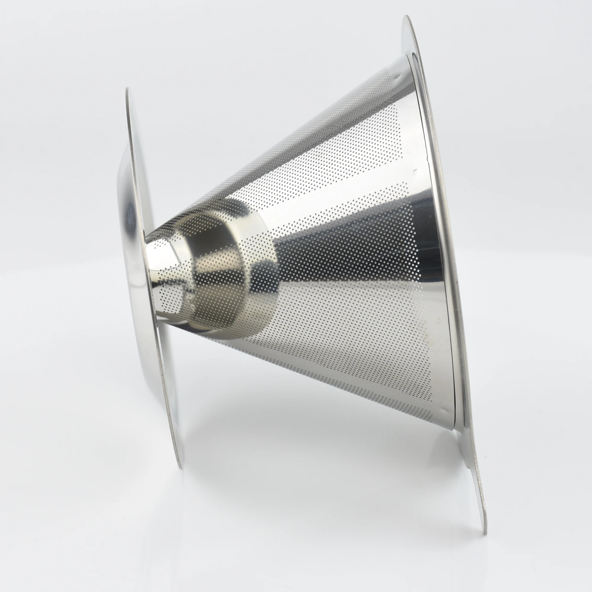 
Stainless steel coffee filter reusable paperless pour over drip coffee dripper 