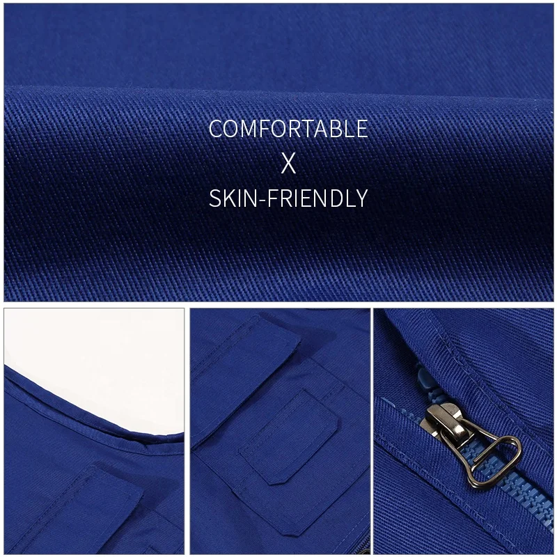 Three-dimensional pocket cargo fisherman vest cartoon logo vest fishing hiking reporter photography camping hunting vest