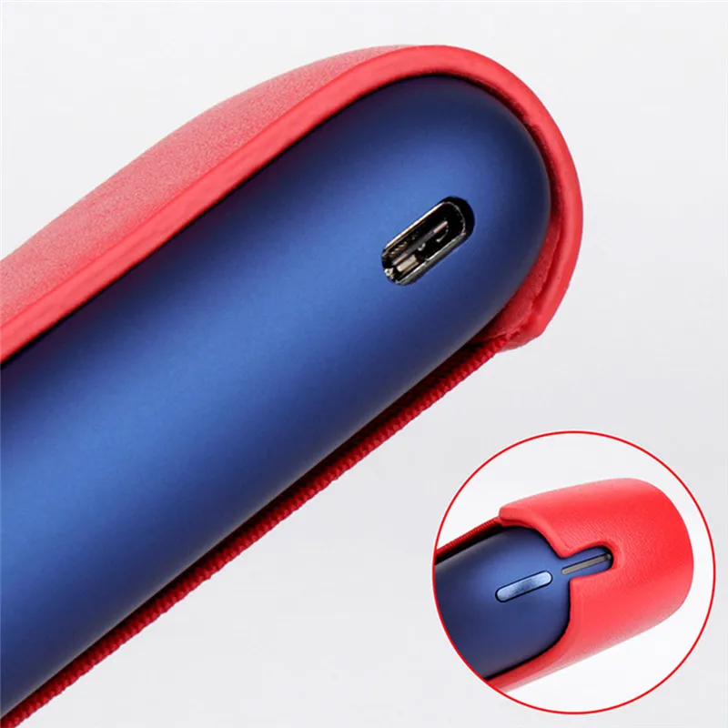  Черный красный синий чехол из искусственной кожи для IQOS 3 0 Duo с зажимом держатель хранения оптовая