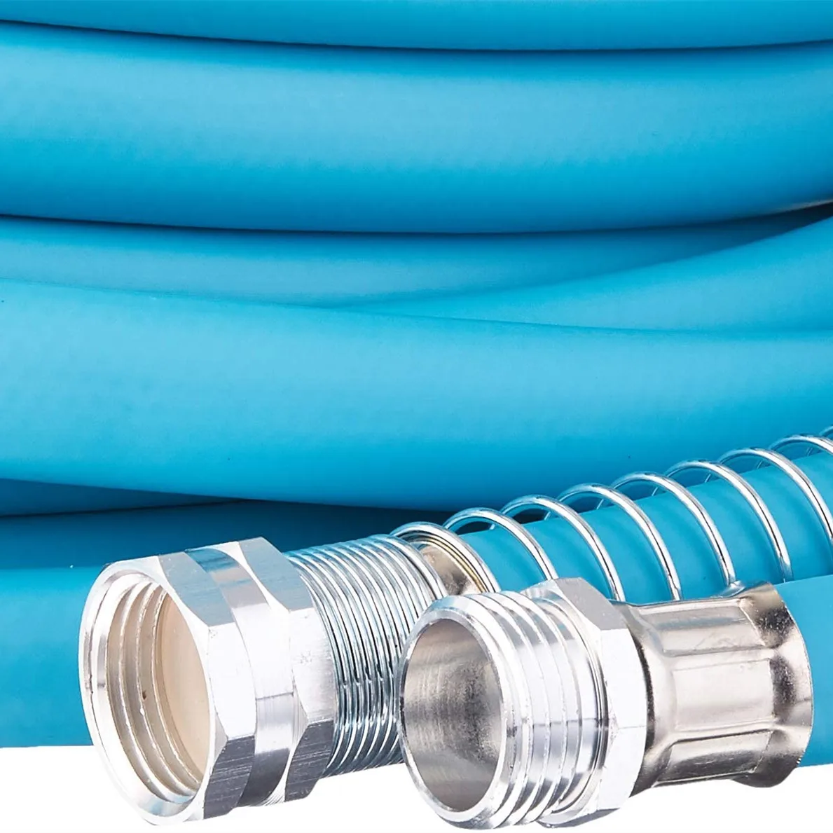 50ft Premium Drinking Fresh Water Hose With Quick Coupling Connectors