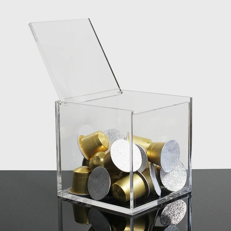 Acrylic box high transparent display box hand-made doll model storage box dust cover manufacturer