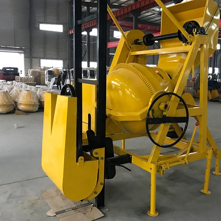LONTA JH500L 500L 1.5 Bags Lifting Self Loading 10Hp Diesel  Mortar Cement Concrete Mixer Machine Betonniere 500L Concreto