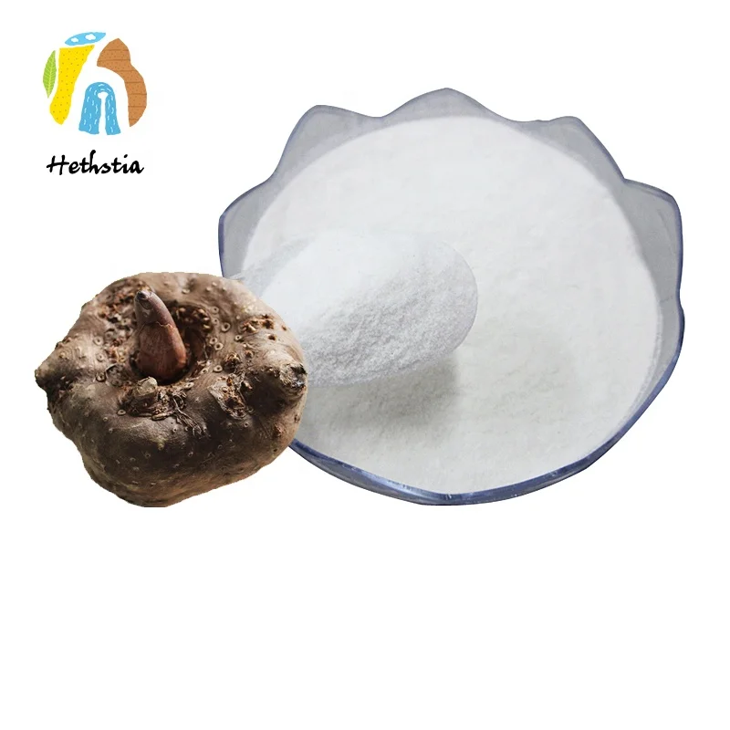 
Food additive konnyaku flour organic konjac root flour wholesale 