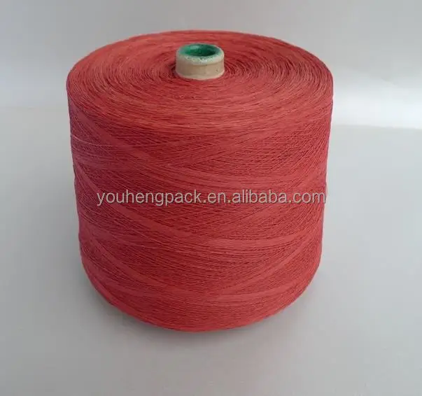 Прямая оптовая продажа цветная вязаная крючком бумажная пряжа или фитиль свечи