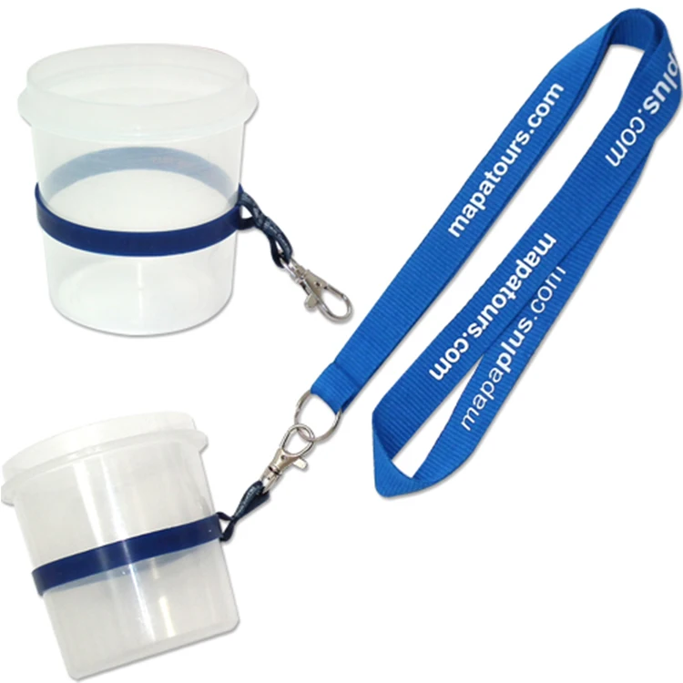 
Factory Direct Supply Bottle Beer Cup Holder Lanyard with cup holder 