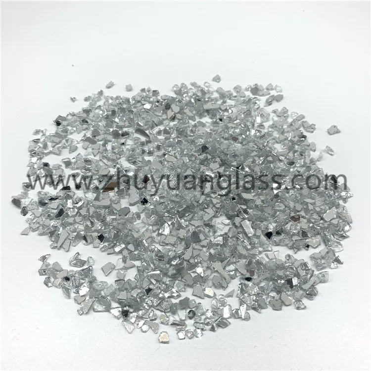 Crushed Mirror Glass Chippings Aggregate