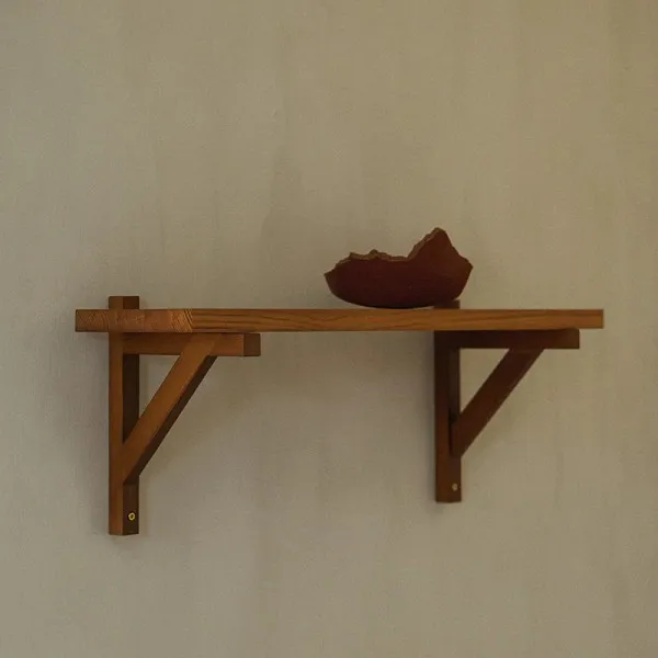 Custom Floating Shelves Wooden Wall Shelf for Rustic Decor Hanging Display Shelving for Bedroom