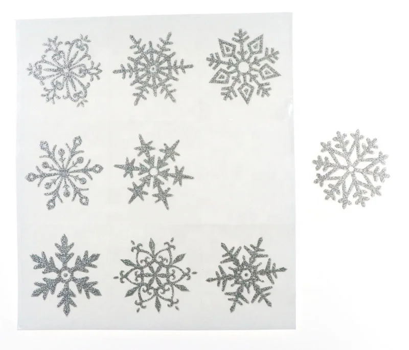 
High quality custom waterproof self-adhesive wall paper Christmas decoration PVC sticker 
