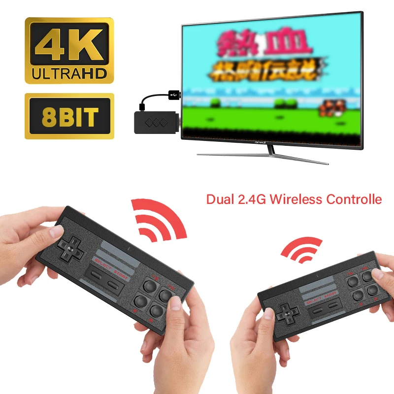 Обновленная игровая мини-консоль Ubox для сохранения игр ретро видео консоль с 818 видеоиграми