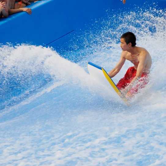 Hot Sale Surf Simulator Water Slide Skateboard Surfing Flowrider Water Amusement Park Wave Pool Machine