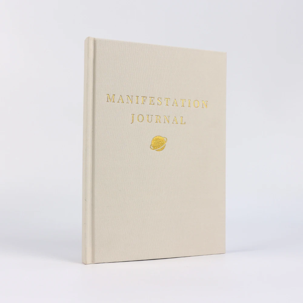 Personalized Cloth Fabric Cover Hardcover Business Linen Journal Notebook planner A5 Custom with Logo