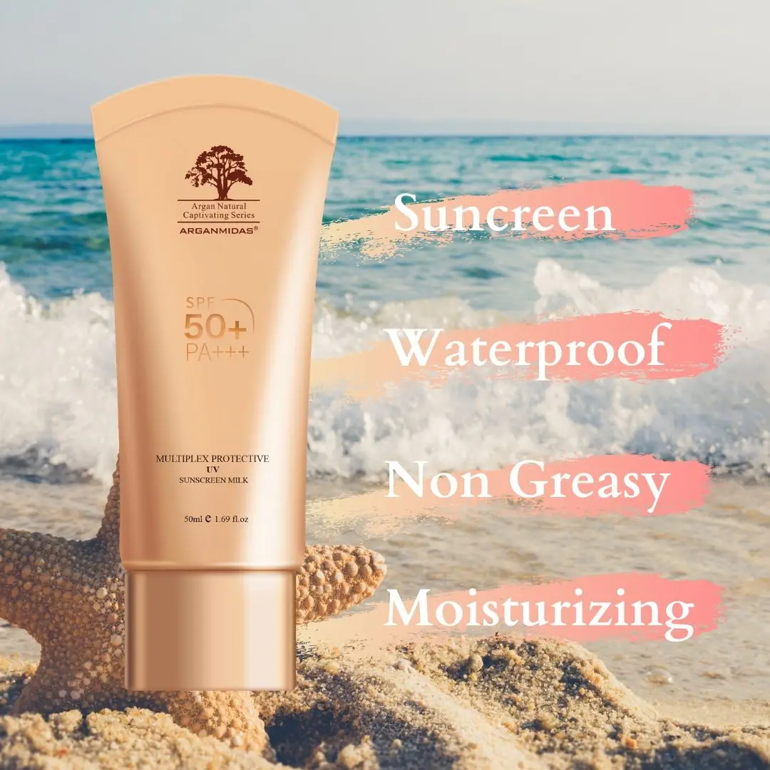 2020 Manufacture Customized Vegan Mineral Sunscreen Spray Spf 50 Cream Milk Lotion Korean Travel Size 50ml