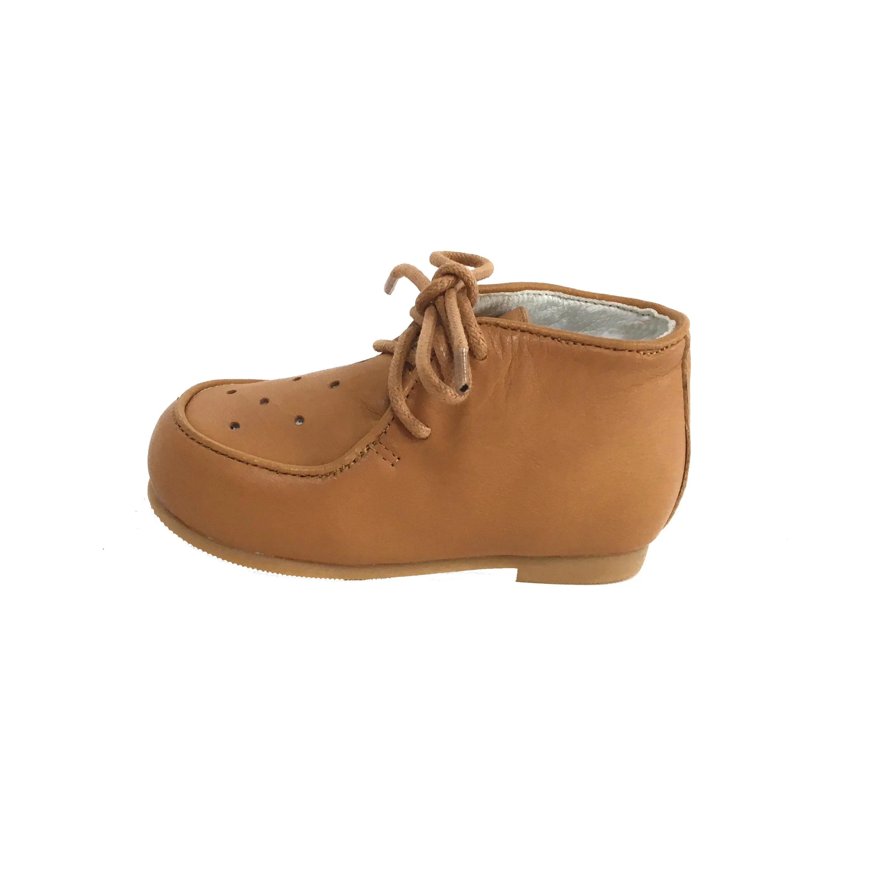 2022 Новое поступление высококачественные кожаные туфли с отверстиями на шнуровке для маленьких девочек Кожаные Туфли синие детские повседневные туфли