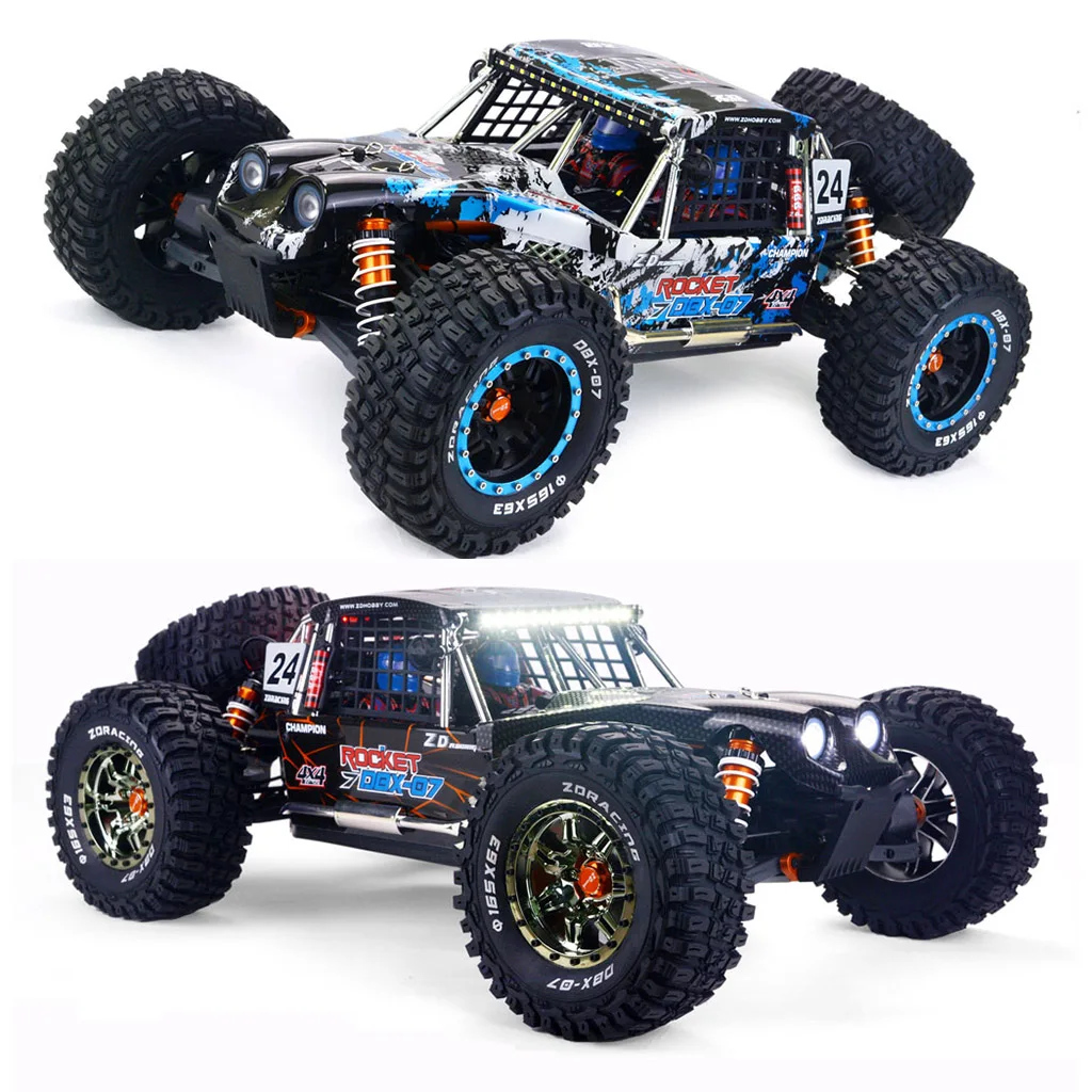 ZD Racing DBX-07 1/7 6S бесщеточный Радиоуправляемый пульт дистанционного управления Моделирование Электрический 4WD внедорожных автомобилей пустыня грузовик с механическим тормозом