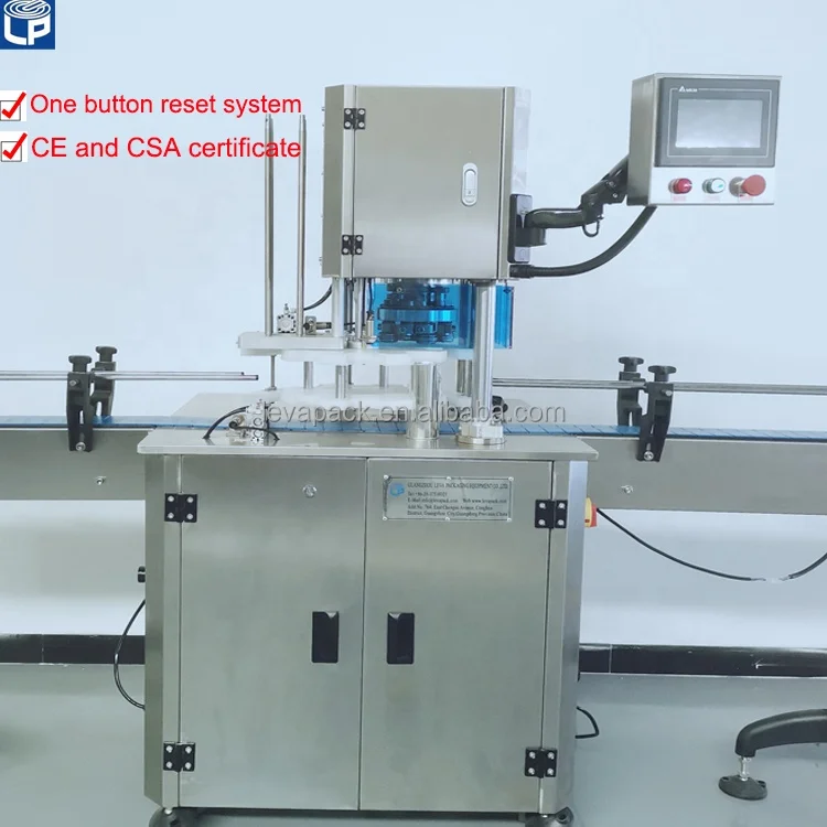 2022 hot sale paper tube can sealing machine automatic composite can seamer