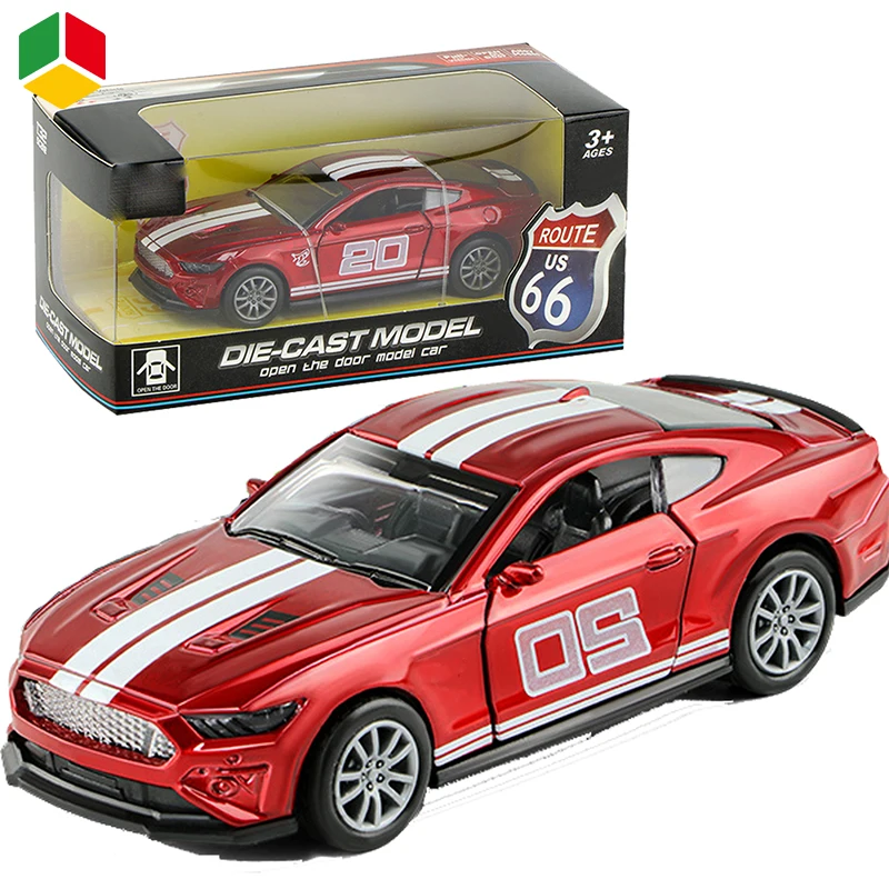 QS High Quality Alloy Metal Car Toys Die Cast Pull Back 4 Color 1 32 Scale Mini Diecast Racing Car Vehicle Model Kits Toys