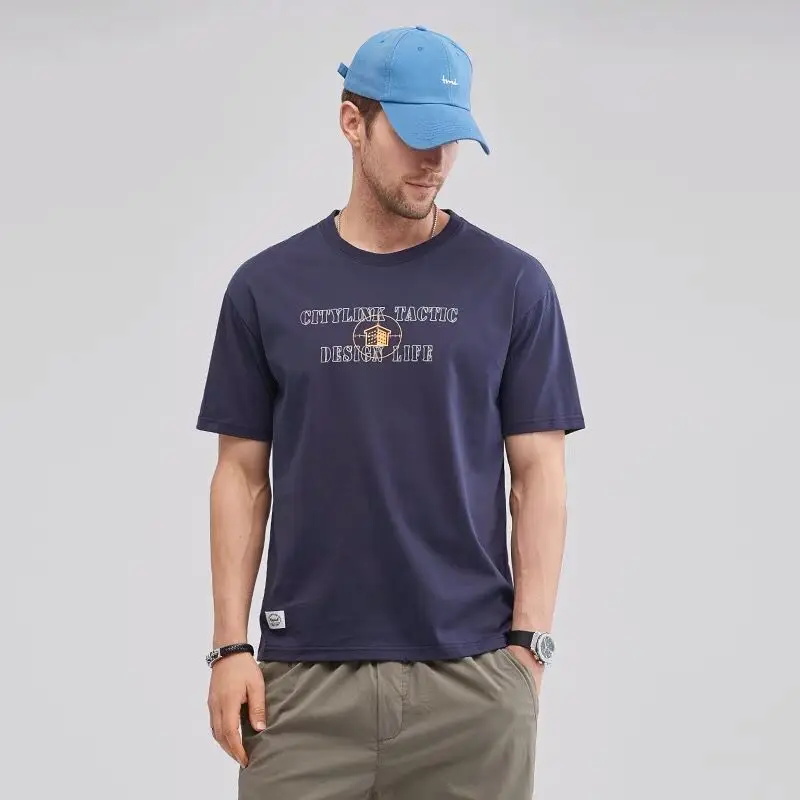 Оптовая продажа, оригинальная брендовая мужская футболка большого размера с принтом на заказ, футболка для бега, одежда для спортзала, Спортивная футболка для мужчин