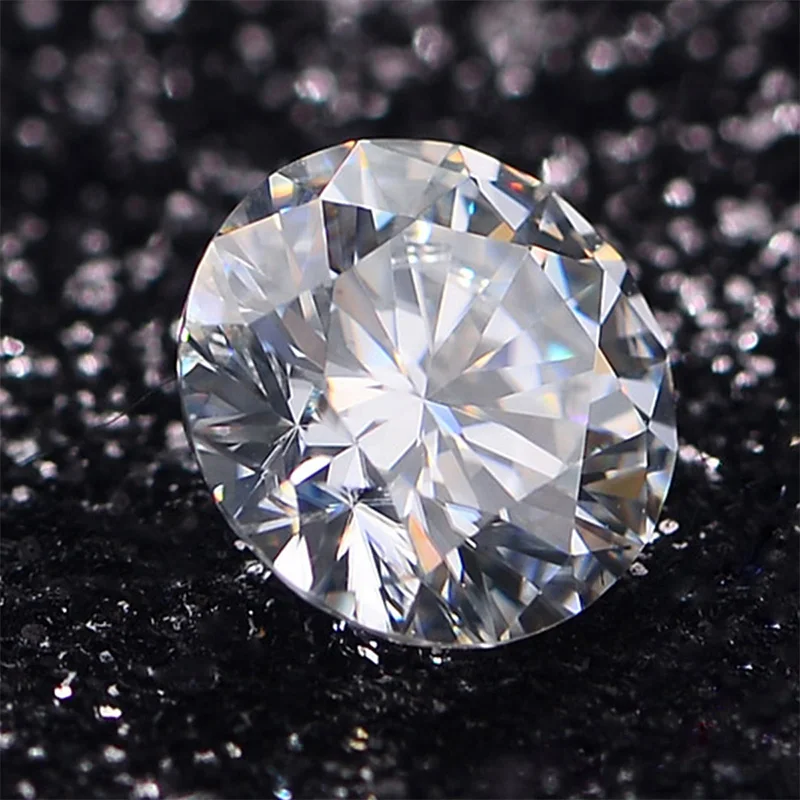 Best Selling 1.5ct Raw Moissanite White Color Asscher Cut Loose Gemstone Ingot Sic Crystal For Jewelry Accessories
