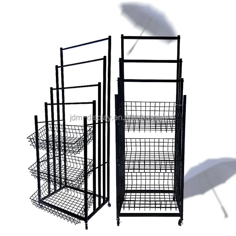 Металлическая подставка для зонта с порошковым покрытием выставочные полки плащей в супермаркете