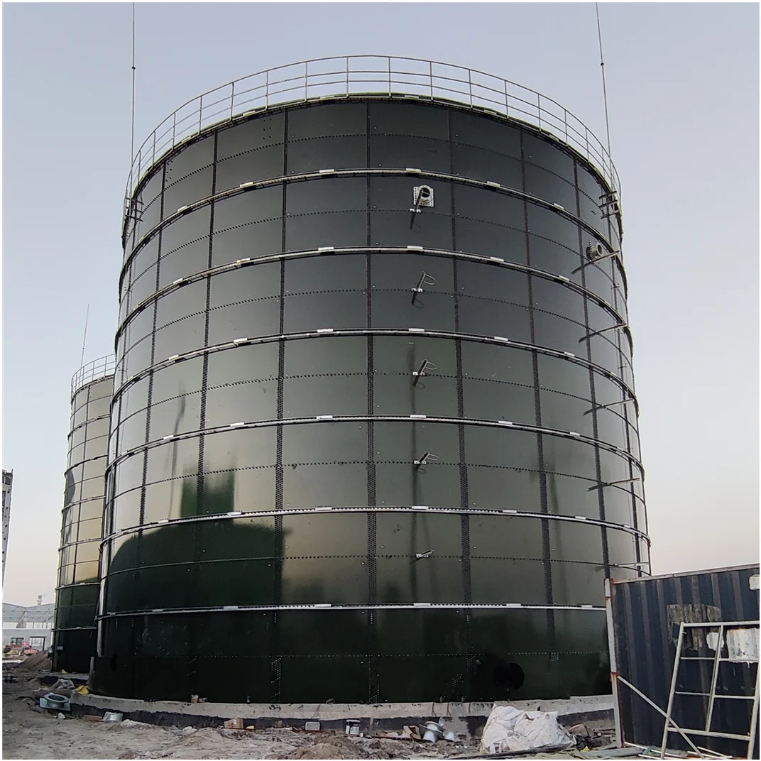 glass fused to steel tank wastewater buffer tank sludge tank