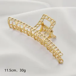 Manufacturers wholesale gripper Metal hair claw clip hairpin ponytail fashion hairstyle suitable for women hair accessories