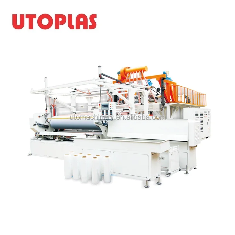 UTOPLAS LLDPE CPE TPE Cast embossed Stretching Film making machine