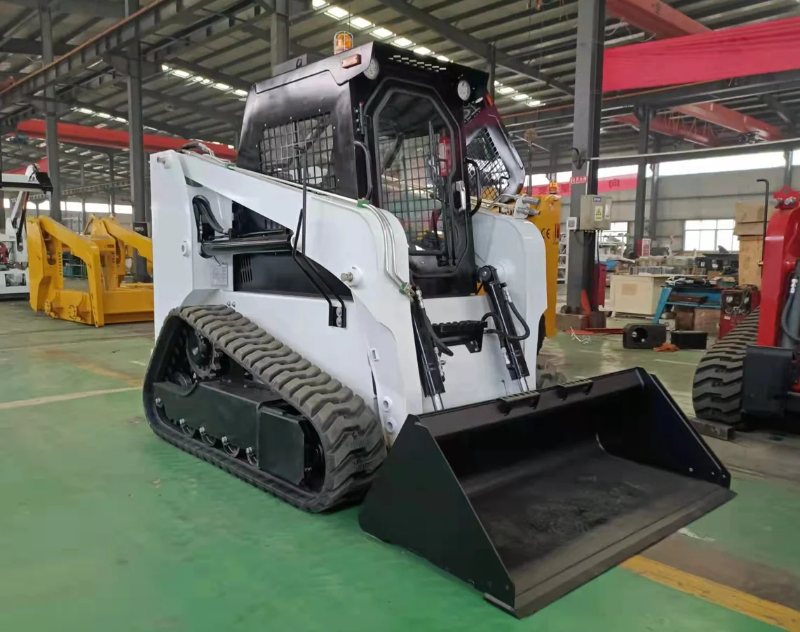 Construction Machinery track Crawler Mini Skid Steer Loader bobcat Diesel Power Quick Change Operation Attachments