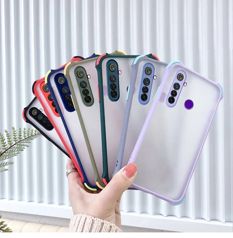 
Shockproof Airbag Phone Cover For Oppo A54 A74 A94 A55 A16 A52 A72 A92 A5 A9 2020 A31 A5S A53 A9S A15 A15S A 