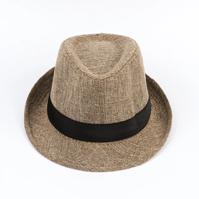 wholesale mens fashion summer sun protect Adjusting rope Panama straw hats hatband Panama hat
