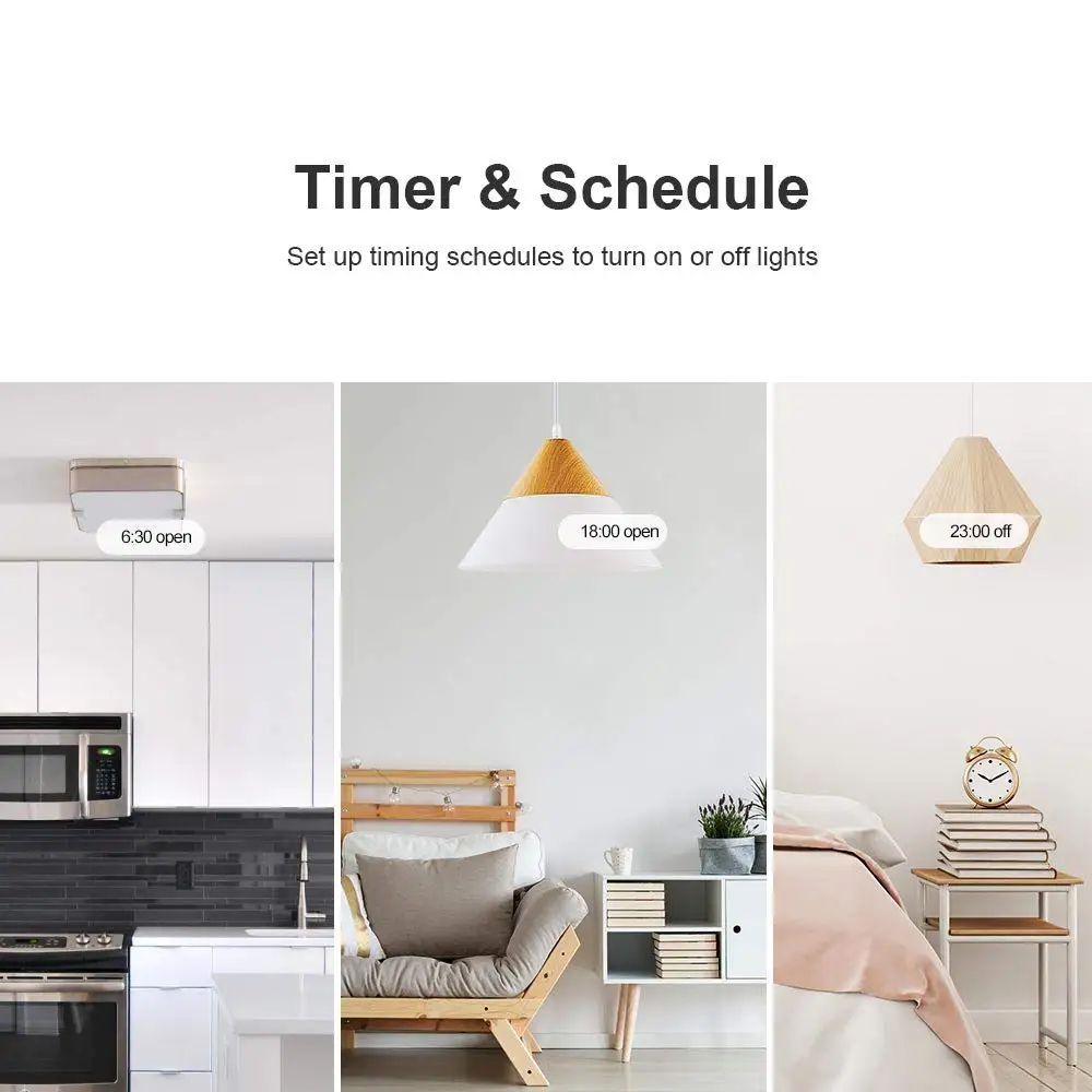 
Sonoff TX T0 US 3C Smart Light Switch Wi-Fi Wall Switch Remote Control with Timing Function No Hub Needed (3Gang) 