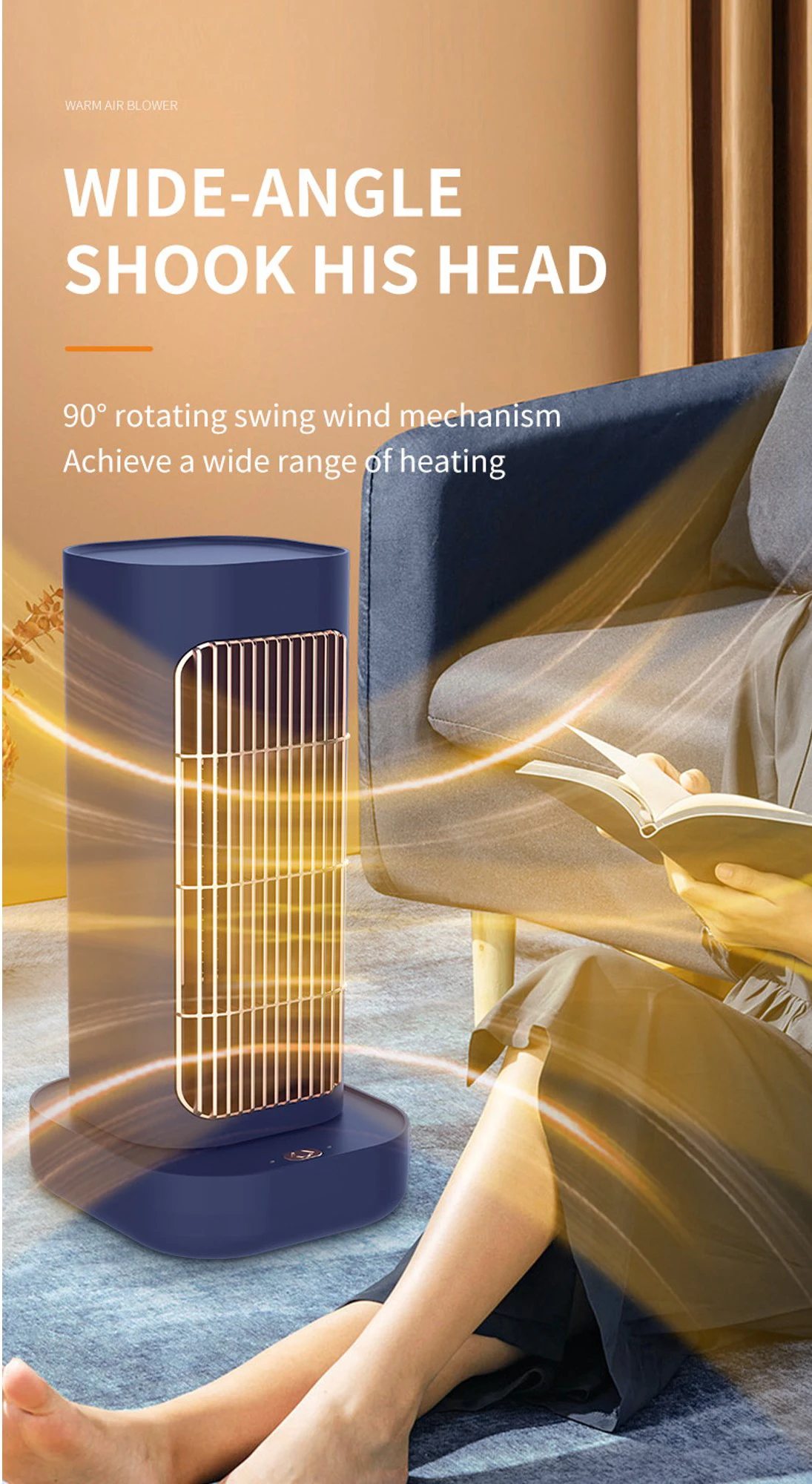 Wholesale Safe Homeuse 1300W Electric Heater PTC Ceramic Space Heater for Home Desktop Bedroom.jpeg