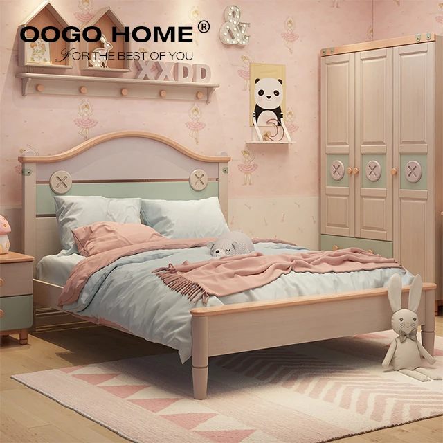 
Bedroom girl boy Furniture Design Fashions kids children bed 