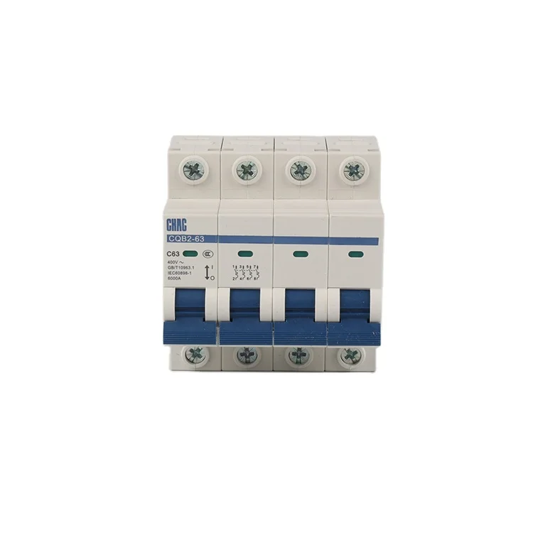 CHAC Top quality 4p rcd circuit breaker 10ma rccb residual current 40 amp with best price