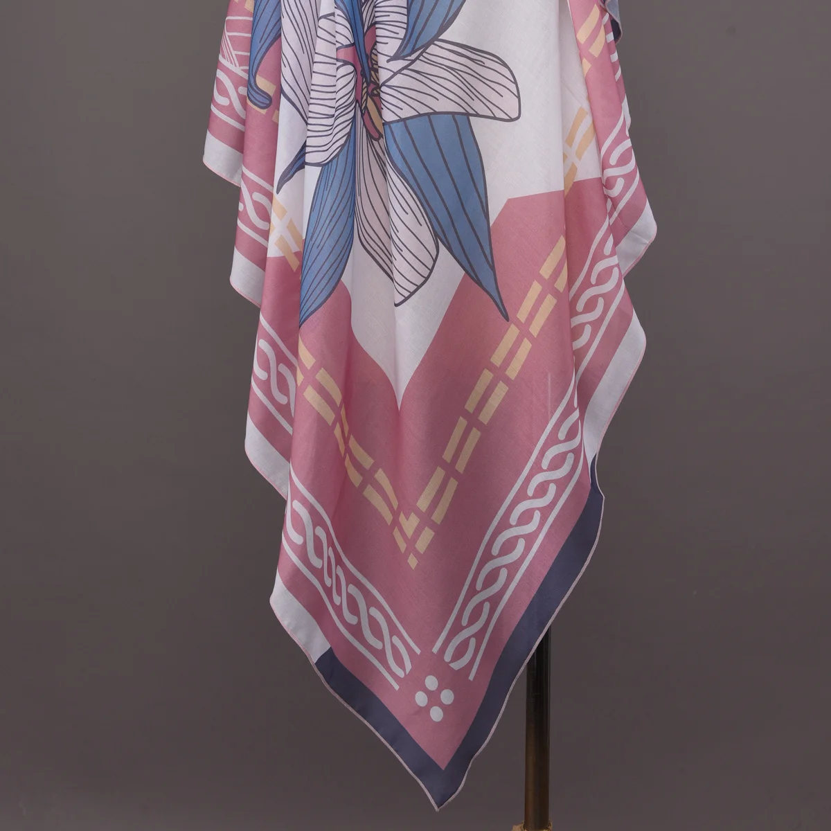 japan sulam custom malaysia silk and premium cotton voile curve high quality square hijab malay tudung bawal