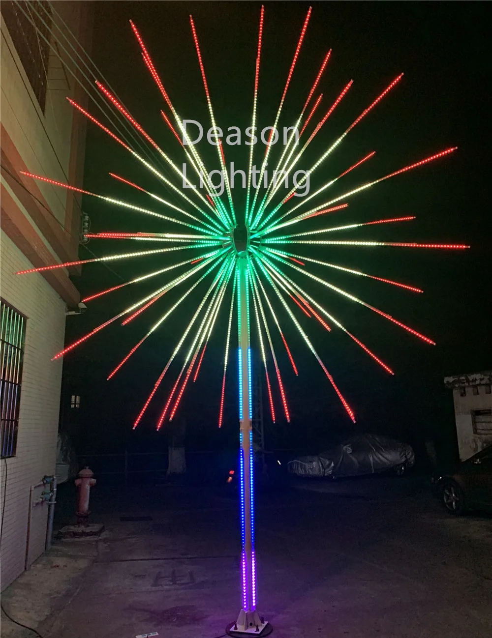 Оптовая продажа из Китая светодиодный рождественский фейерверк украшение для свадьбы светильник дерева