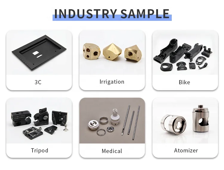 ISO Standard OEM CNC Milling Machining Hard Anodized Aluminum Alloy 6063 Camera Tripod Leg Lock Components Parts