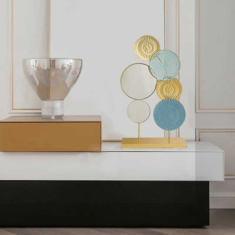 Настенное украшение в скандинавском стиле металлическое трехмерные цветы настенное для дома гостиной домашний