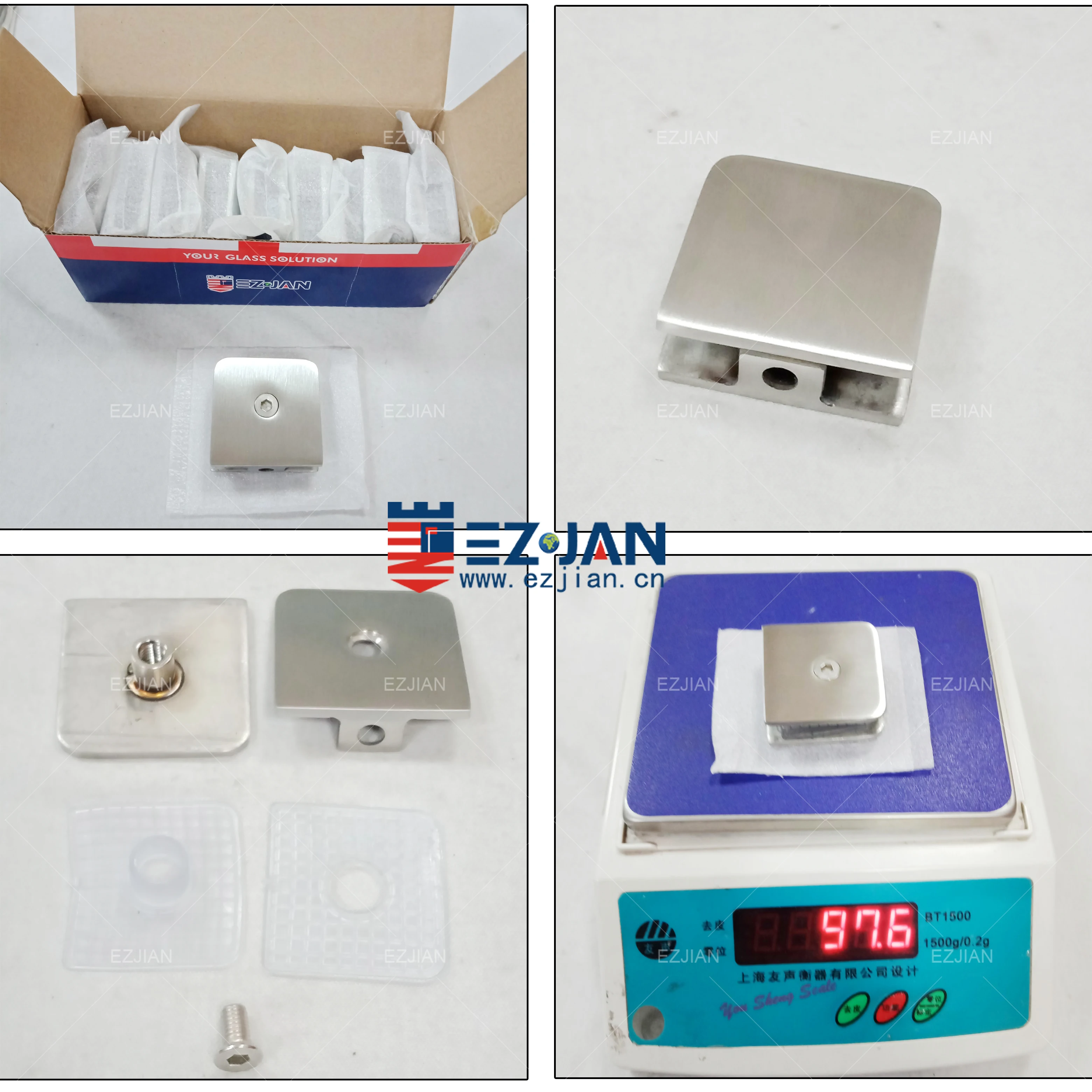 Factory Quality Ensured Glass Fixing Glass Holding Clamp Shower Hinge