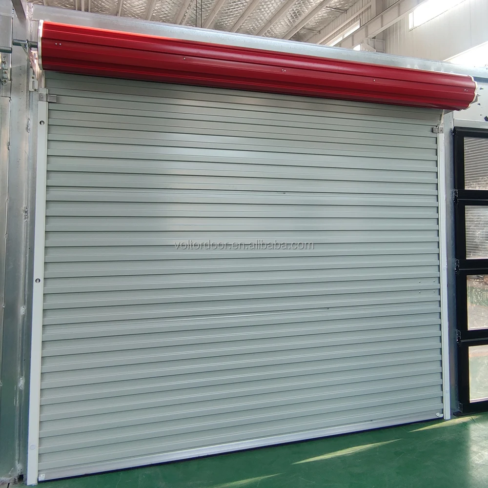 6 x 8 Roller Garage Doors Steel Automatic Roll Up Shutters Warehouse Rolling Garage Doors