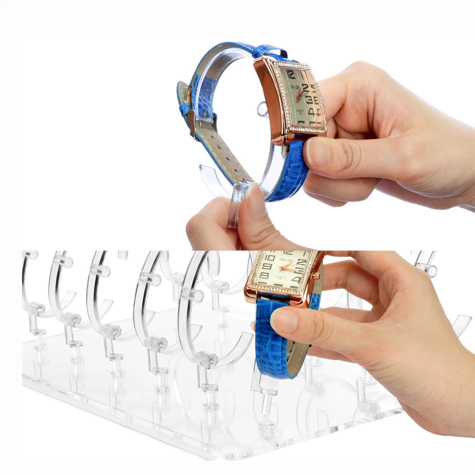 Лидер продаж наручные часы VONVIK дисплей для розничных часов подставка Apple