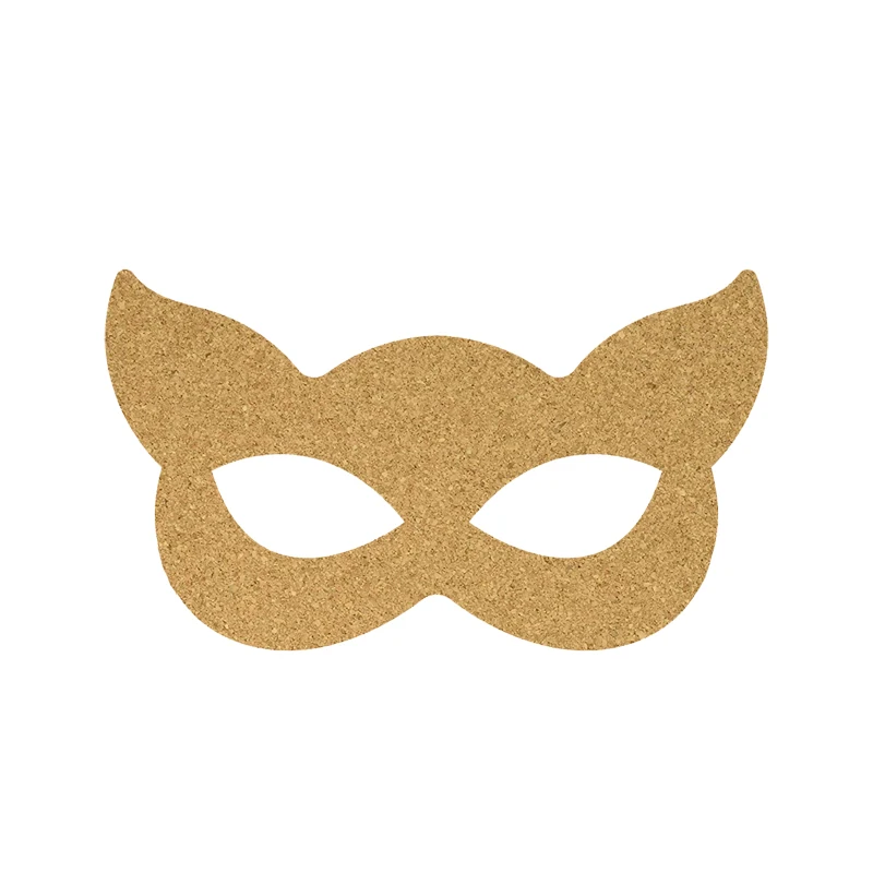 Mardi gras masquerade cork venetian eye mask prom party masks party costume accessory