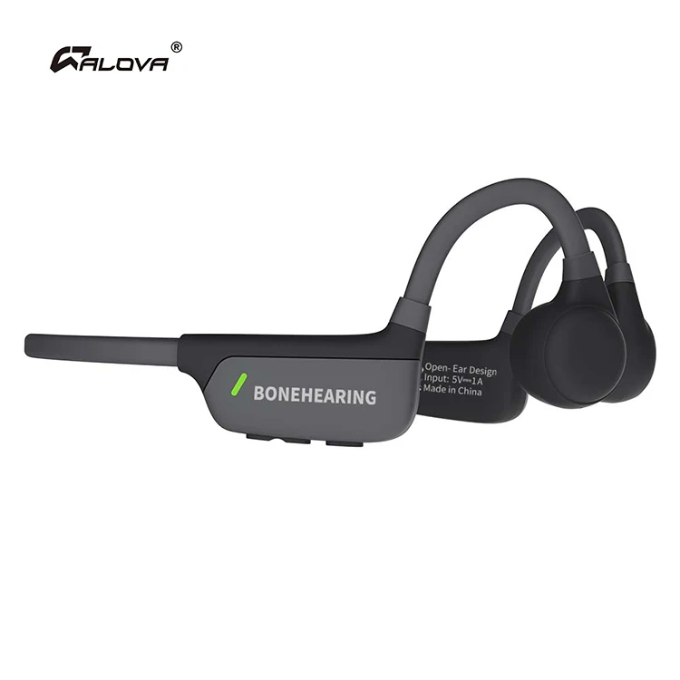 Open Ear Wireless Bluetooth Earphone Waterproof  Headset Bone Conduction Hearing Aid Headphone Sound Amplifier