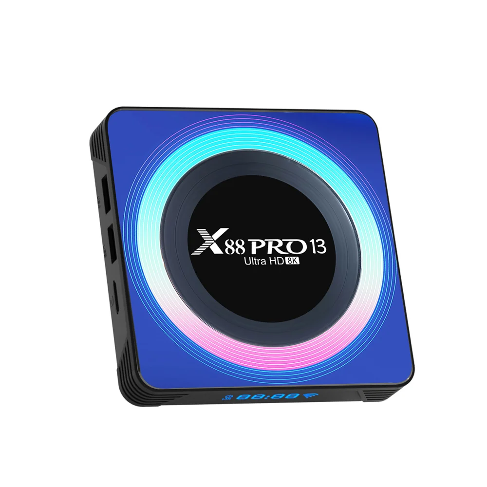 Android 13 TV Box X88 Pro 13 Rockchip RK3528 4GB 64GB 8K HD Video Decoding Dual-band WIFI6 BT5.0 Low Latency Set Top Box