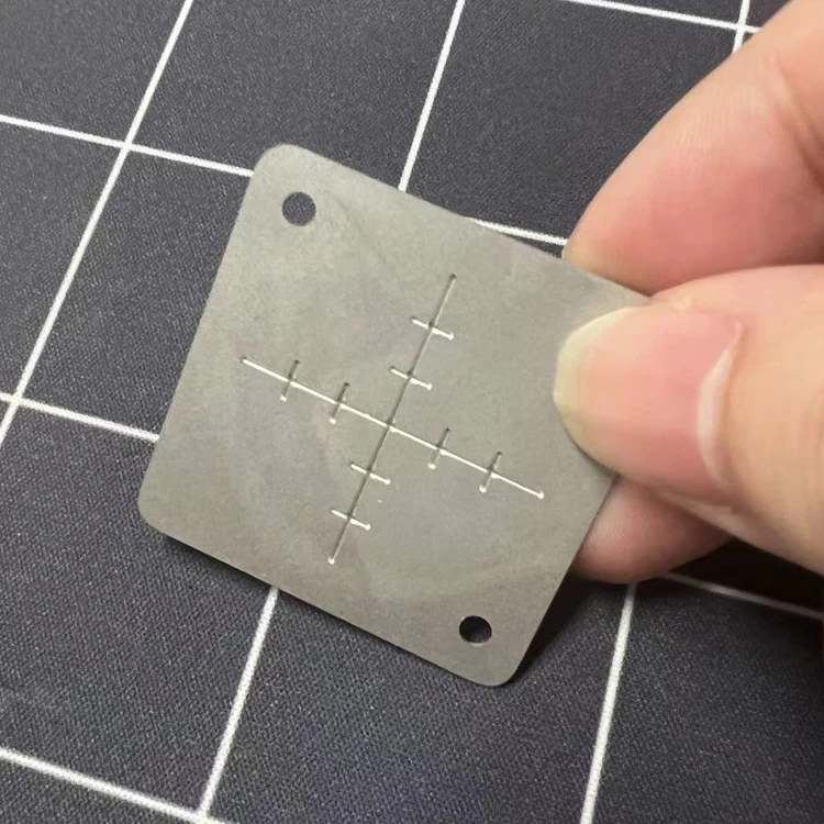 Custom Etched Metal Nameplates Laser Cutting Brushed Etching Logo Stainless Steel Plate