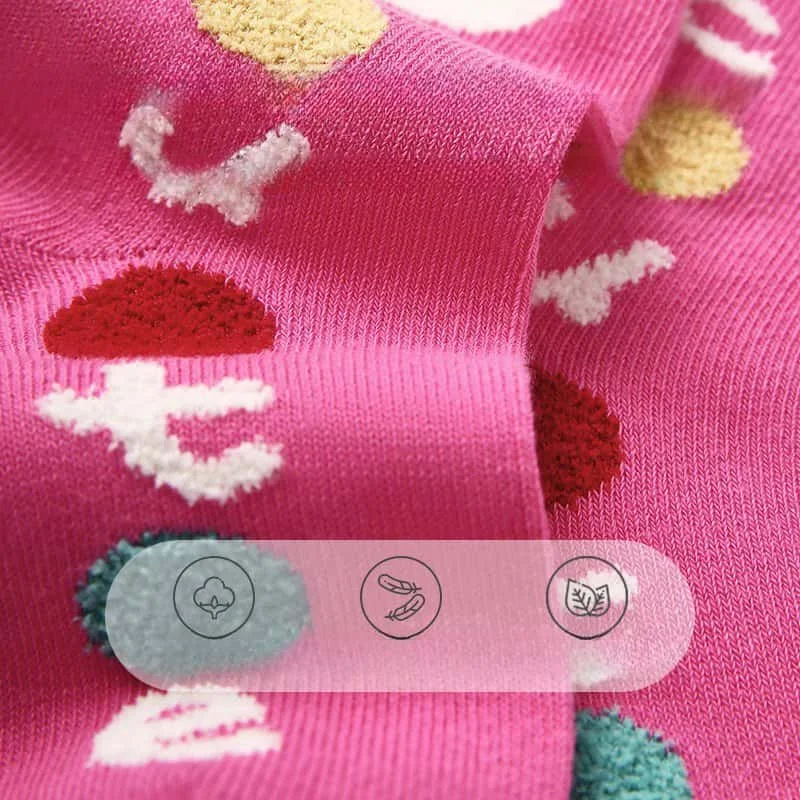 Autumn Winter Boys Socks New Cartoon Car Pattern Mid-Tube Dress Socks Breathable and Sweat-Absorbent for Little Boys Babies
