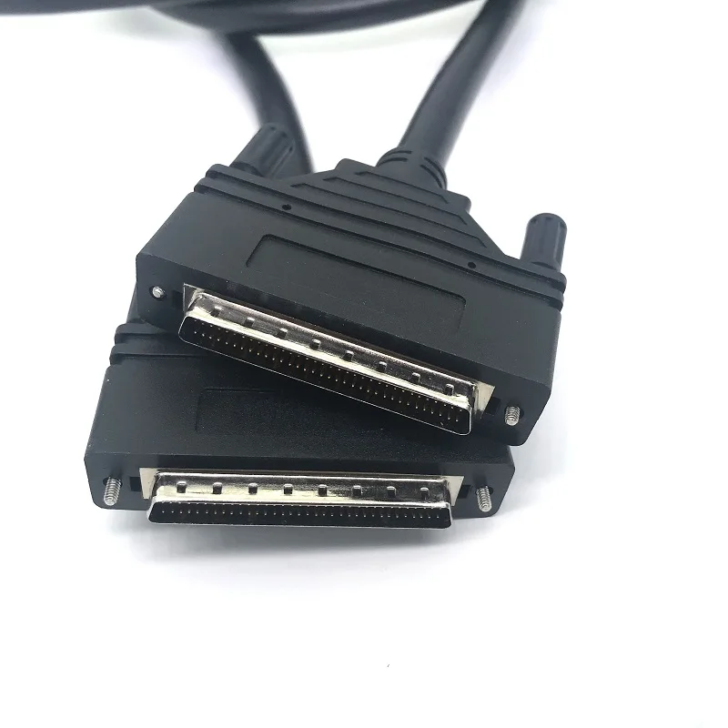 Высокое качество двойной экранированный 1 м/2 м мужчинами scsi кабель с scsi 68 контактный разъем